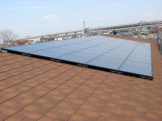 アパート共用部太陽光発電設置事例