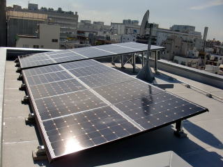 陸屋根太陽光発電設置事例4